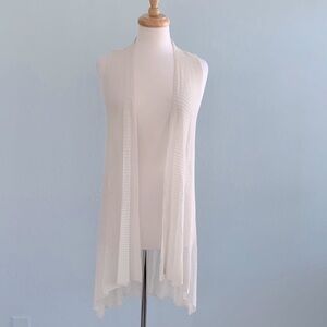 Eileen Fisher Drop Needle Vest NWT